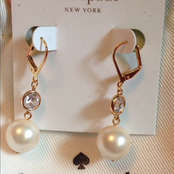 kate spade Jewelry - Kate Spade Pearl drop earrings